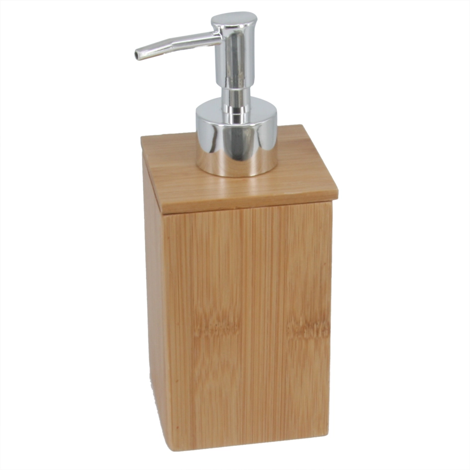 Porta Sabonete Liquido De Bambu Ji0102 Btc