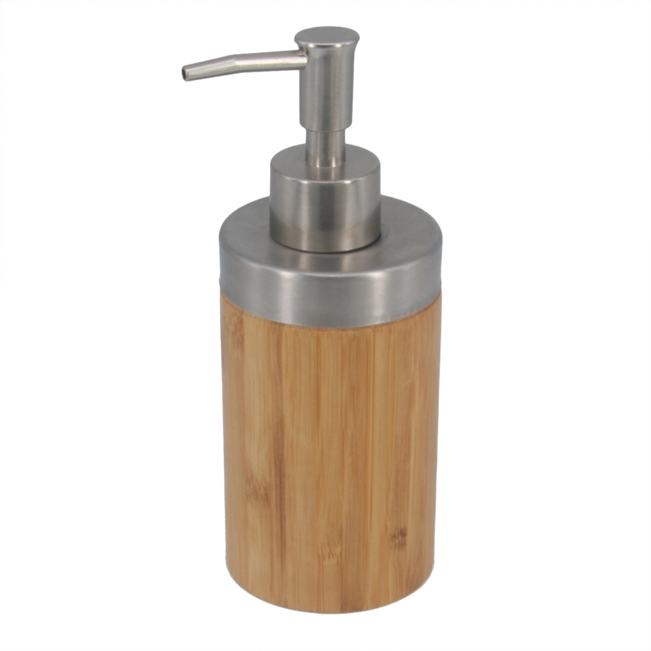 Porta Sabonete Liquido De Bambu Ji0104 Btc