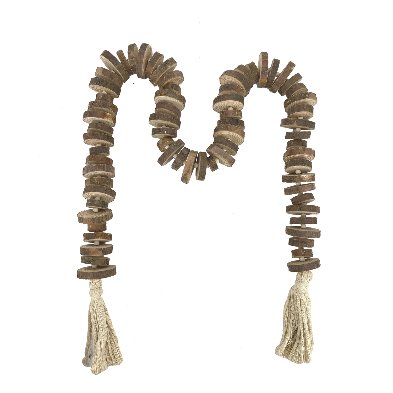 Colar De Mesa De Madeira Rustica