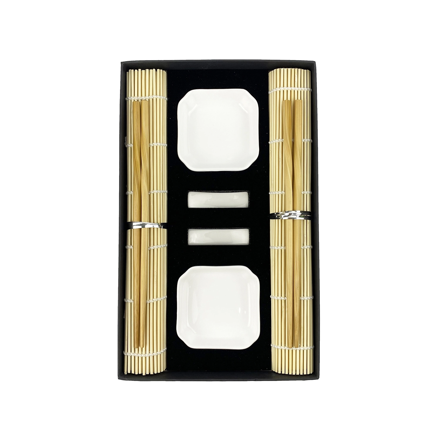 Kit De Comida Japonesa De Ceramica Para 2 Pessoas Branco