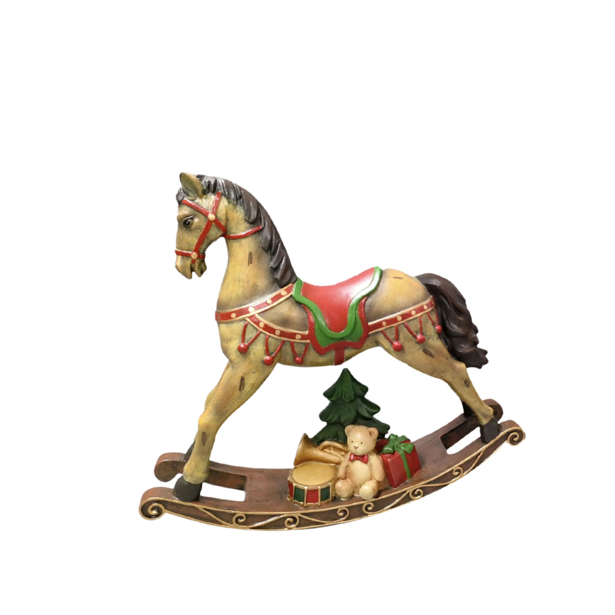 Enfeite Cavalo Balanco Resina Tmn0002 Btc