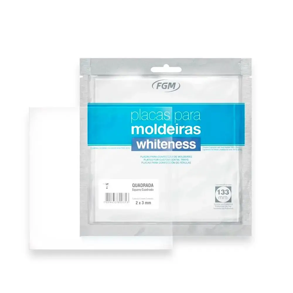 Placa Para Moldeira de Clareamento Whiteness Quadrada - FGM - 25.5543