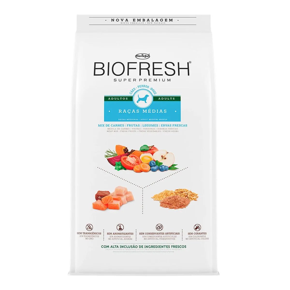 Racao Biofresh Ad Med 3kg