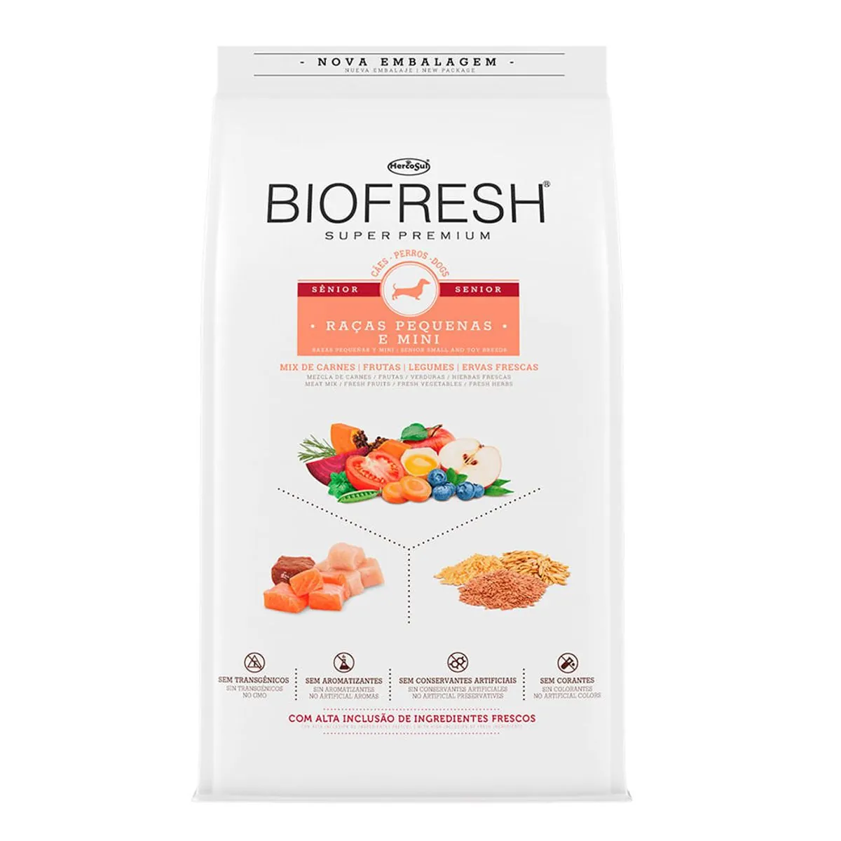 Racao Biofresh Sp Senior Peq/mini 10,1kg