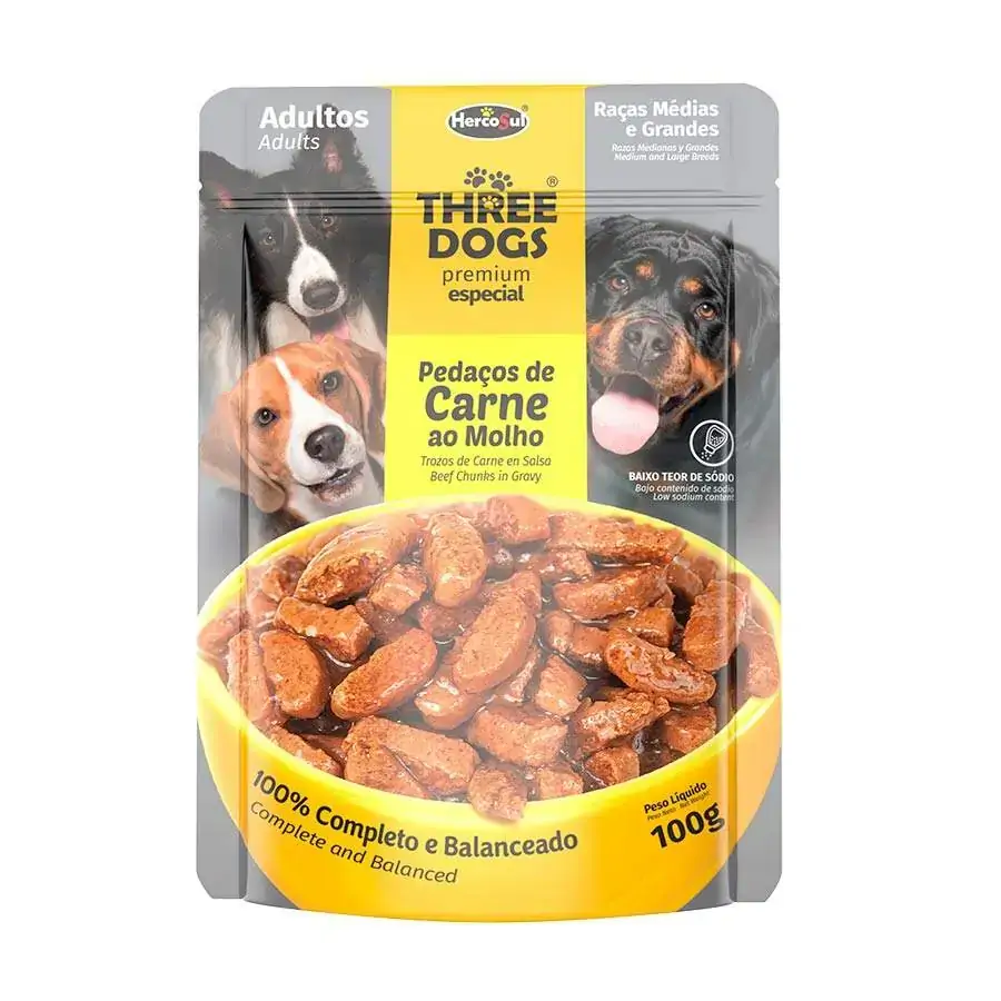 Al.caes Sachet Three Dogs 100g