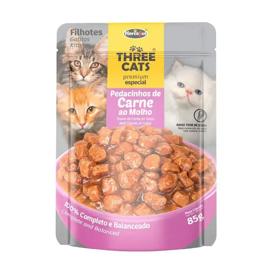 Sache Tcats Original Filhotes Carne 12x8