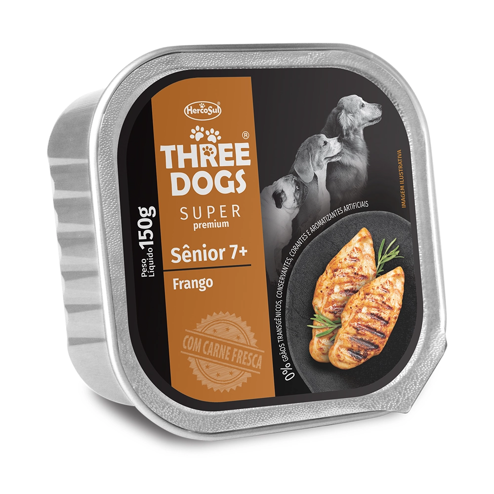 Al.caes Pate Three Dogs 150g Senior
