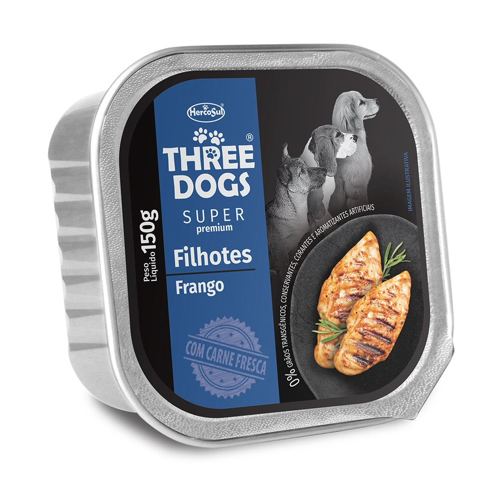 Al.caes Pate Three Dogs 150g Filhotes