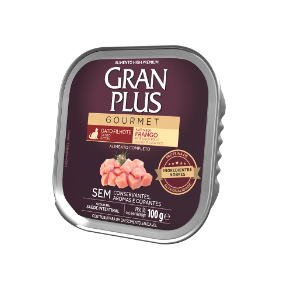 Granplus Pate Gato Filhote Frango 100gr