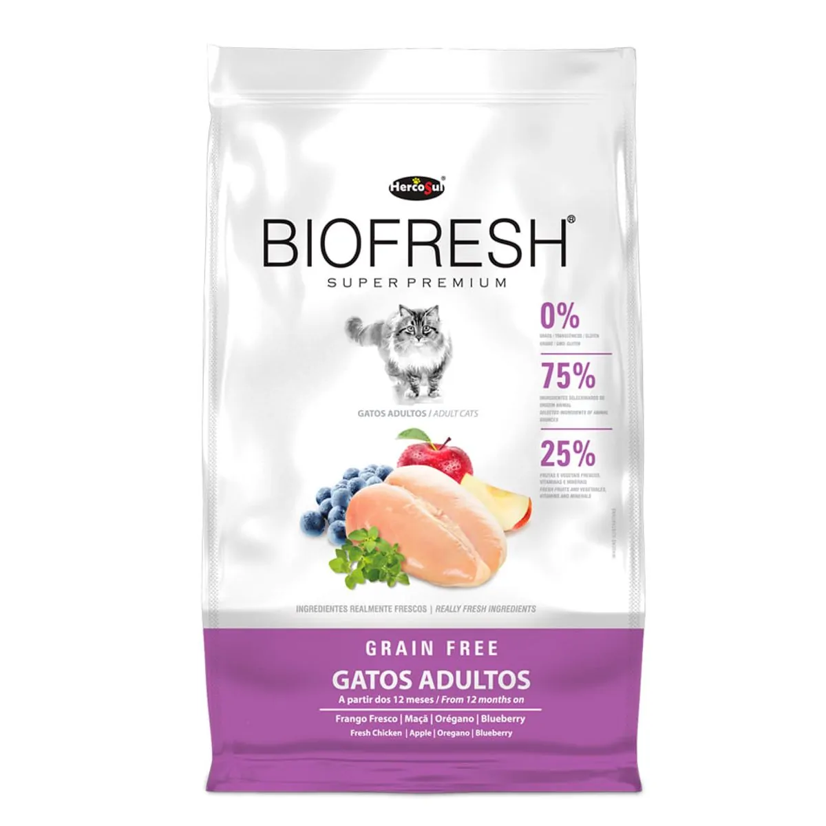 Ração Gatos Biofresh Adultos Frango 1,5kg