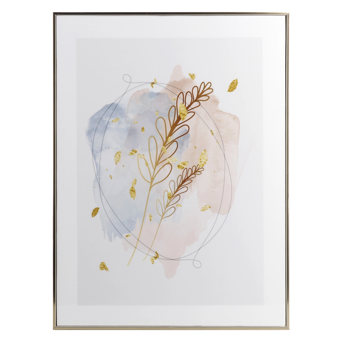 Quadro Decorativo Plast.folhas 29x40 Ref.dqu262