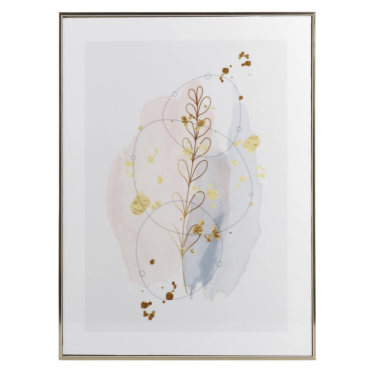 Quadro Decorativo Plast.folhas 29x40 Ref.dqu263