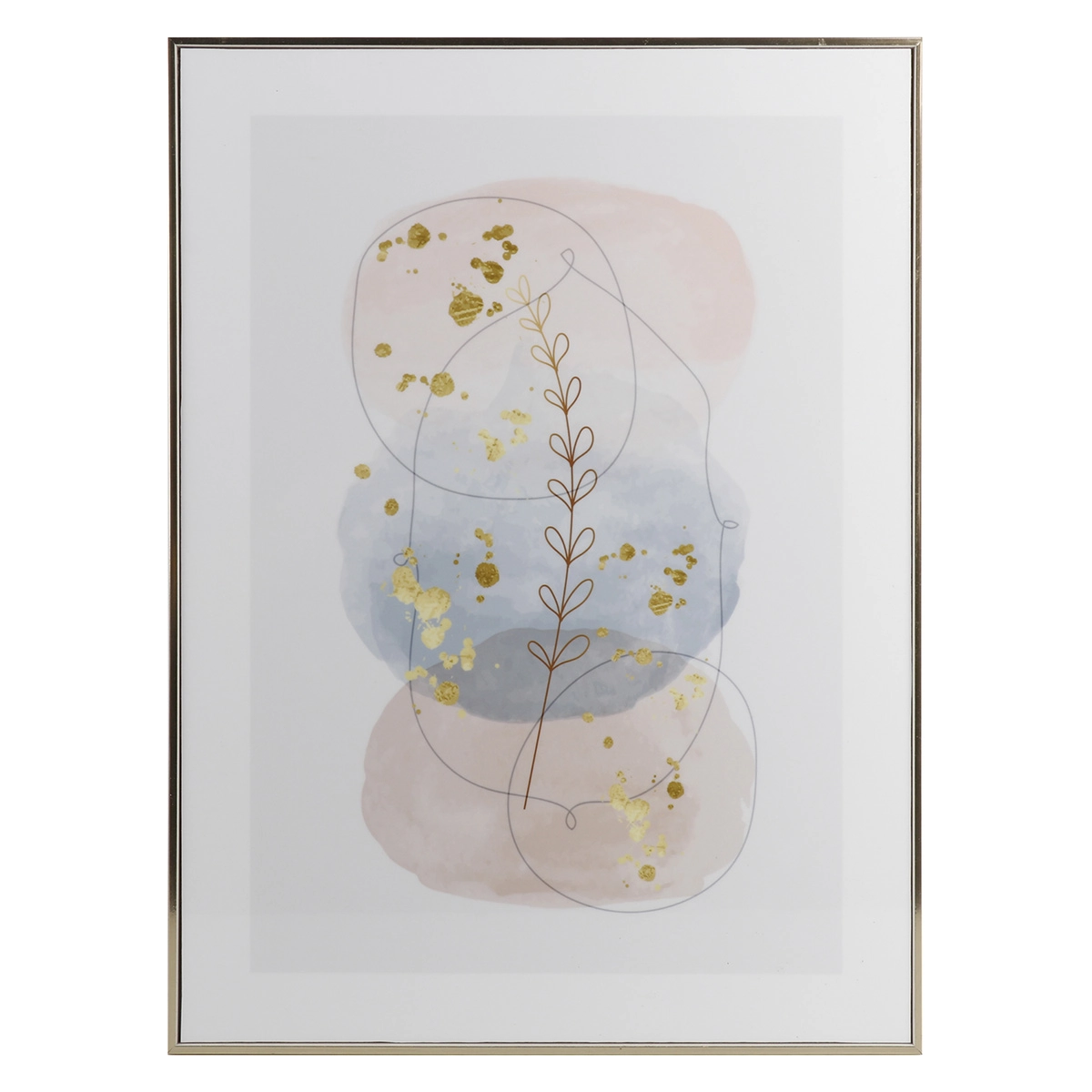 Quadro Decorativo Plast.folhas 29x40 Ref.dqu264