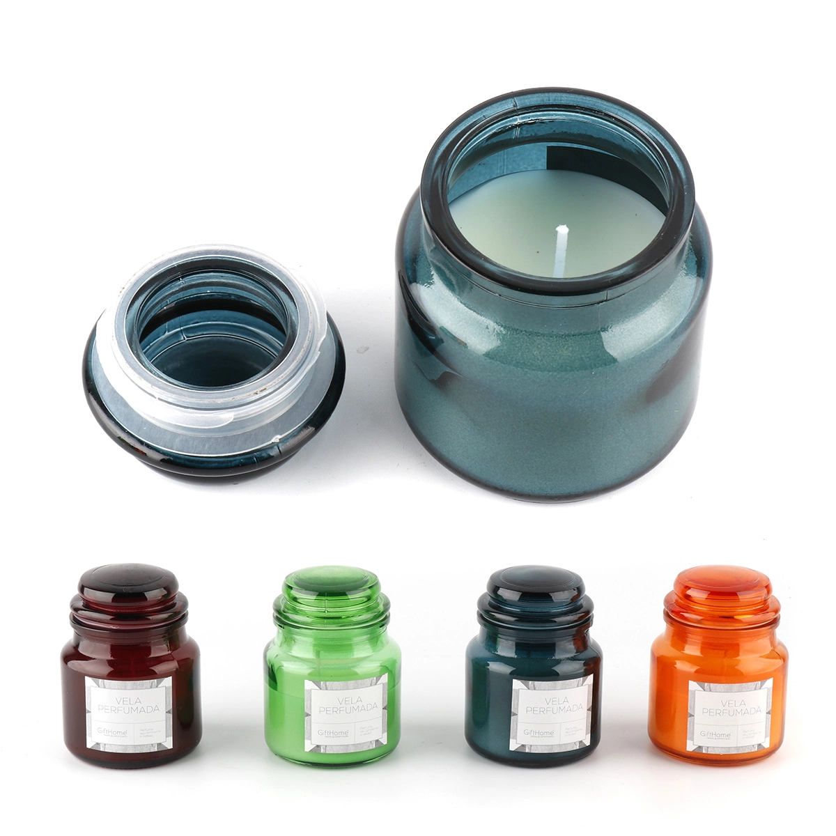 Vela Perfumada Suporte Vidro Dam156 Madalozzo