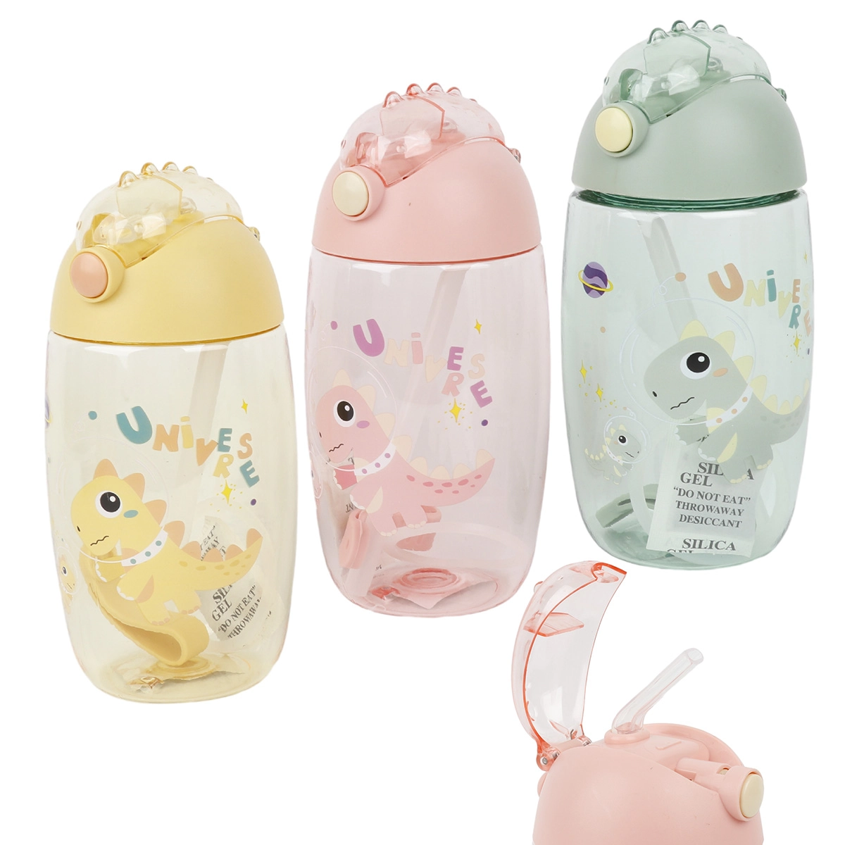 Garrafa Plast Infantil 600ml Ref.ial039