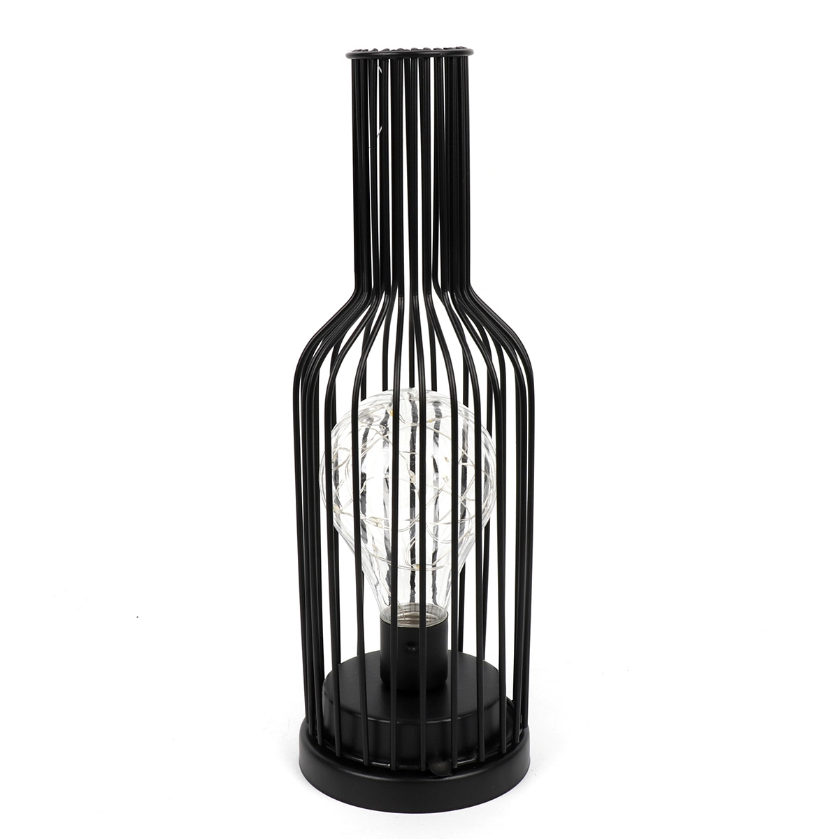 Luminaria Metal Pilha 5x10x28cm Dam216 Madalozzo