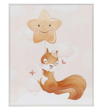 Quadro Dec.acetato/plast/mdf 25x30x1,8cm