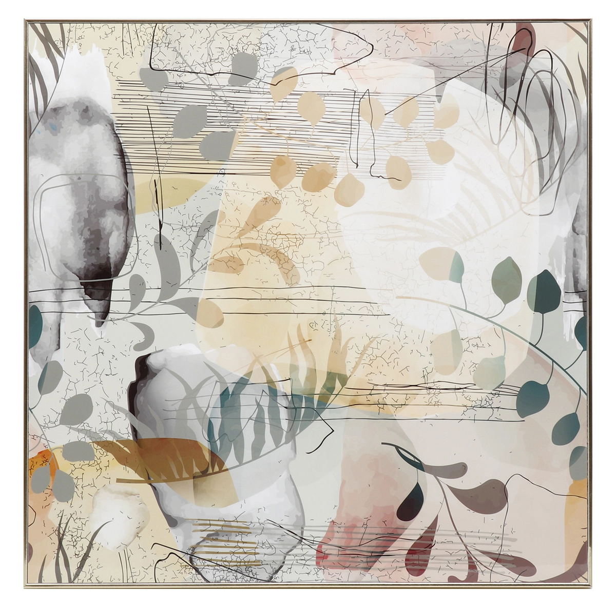 Quadro 50x50x2.6cm Dqu401 Madalozzo