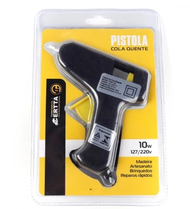 Pistola Cola Quente 10w 127/220 Volts 10,5cm Cascavel