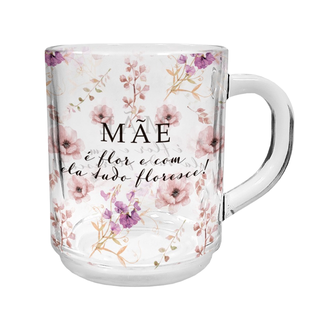 Caneca Mae Vidro 250ml Uco860 V Madalozzo