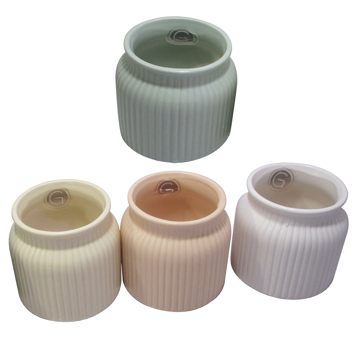 Vaso Ceramica 8.5x9.5x9.5cm Dva675 V Madalozzo