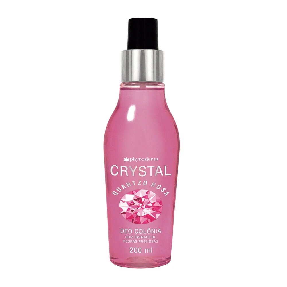 Phytoderm Deo Colonia Crystal 200ml Quartzo Rosa
