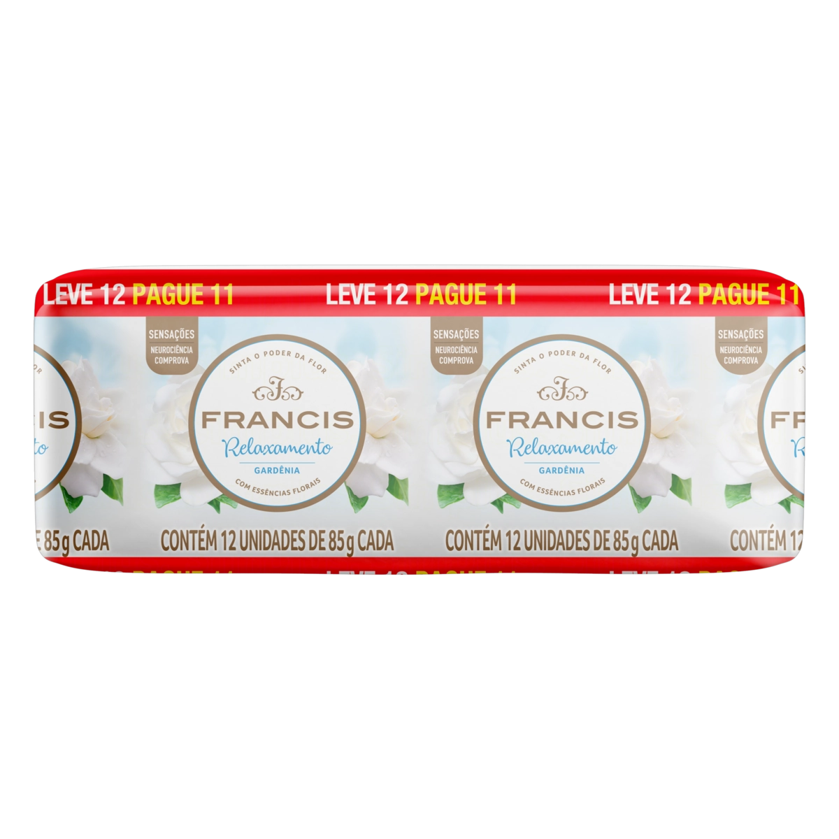 Sabonete Barra Gardênia Francis Relaxamento Envoltório 85g