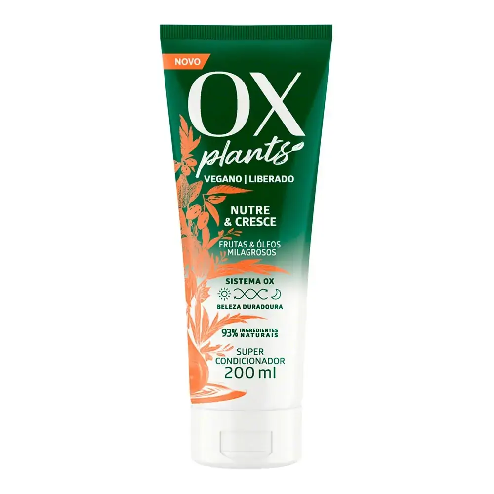 Super Condicionador Ox Plants Nutre Cresce Bisnaga 200ml