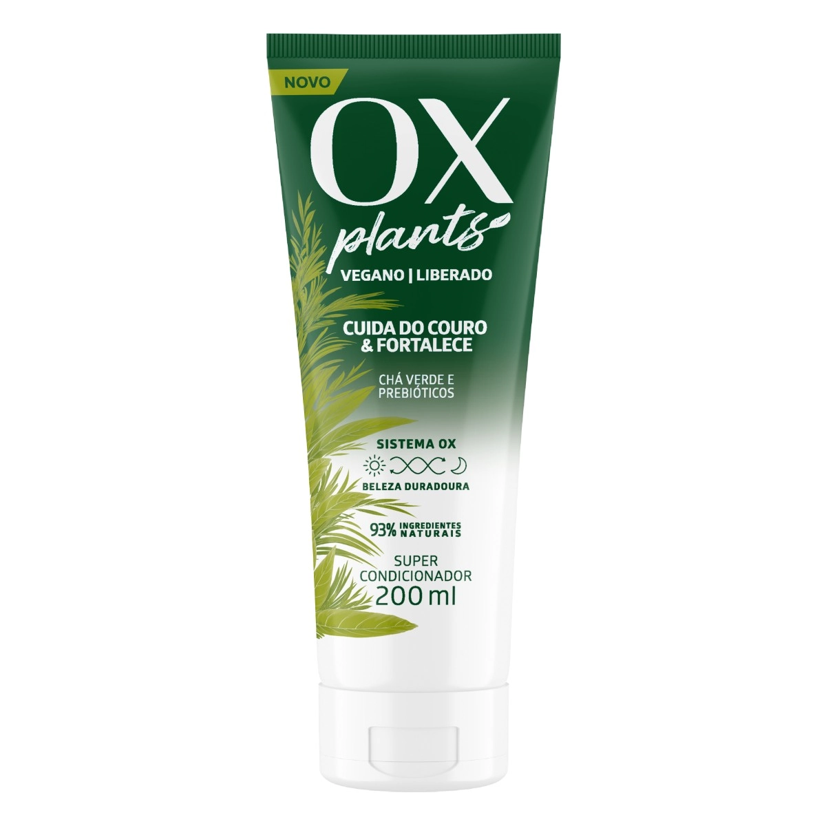 Super Condicionador Ox Plants Cuida Do Couro Fortalece Bisnaga 200ml