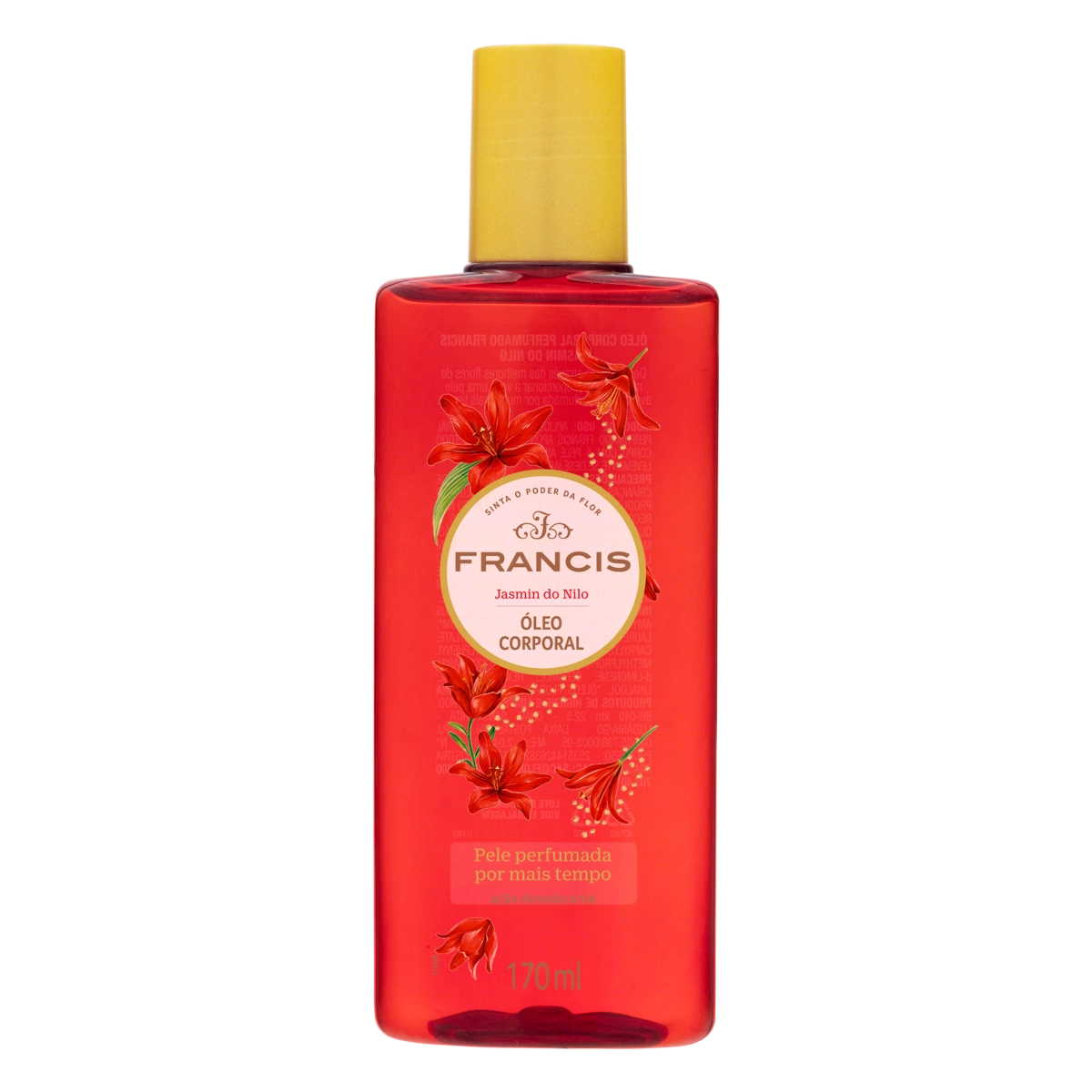 óleo Corporal Desodorante Jasmim Do Nilo Francis Frasco 170ml