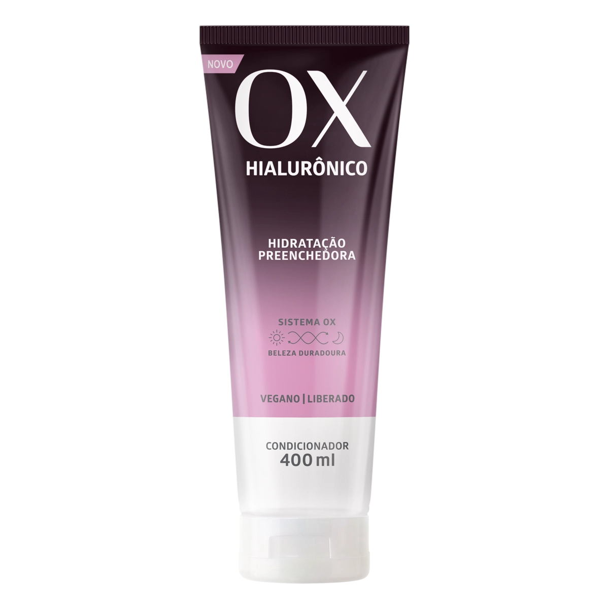 Condicionador OX Cosméticos Hialurônico Hidratação Preenchedora Bisnaga 400ml