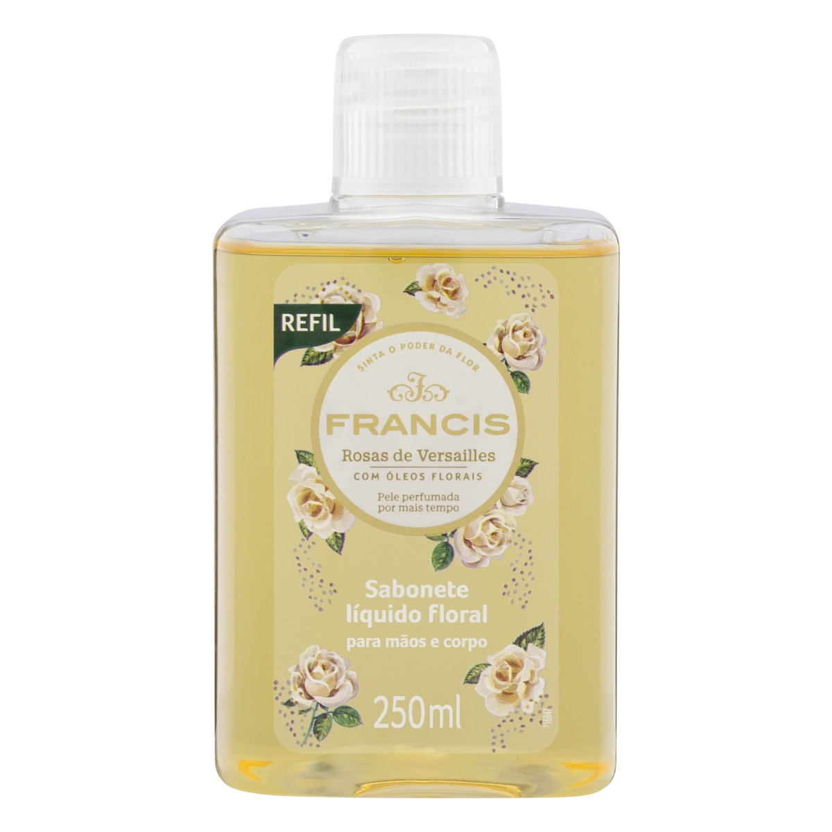 Sabonete Líquido Mãos E Corpo Rosas De Versailles Francis Frasco 250ml Refil