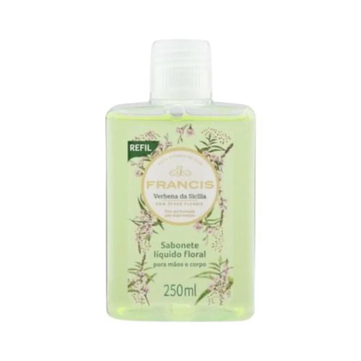 Sabonete Líquido Mãos E Corpo Verbena Da Sicília Francis Frasco 250ml Refil