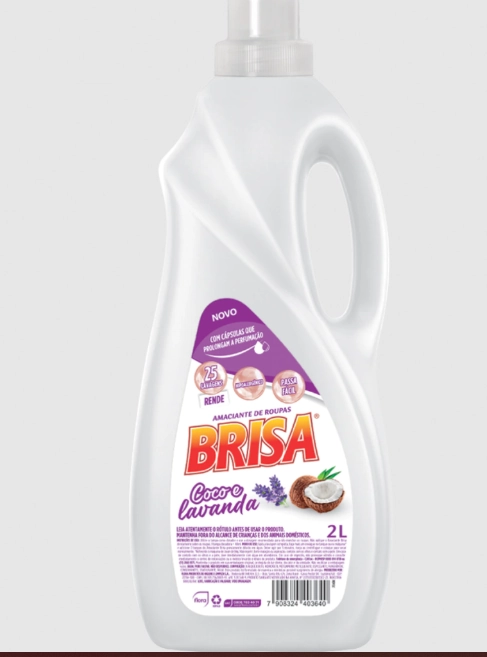 Amaciante De Roupa Coco E Lavanda Brisa Frasco 2l