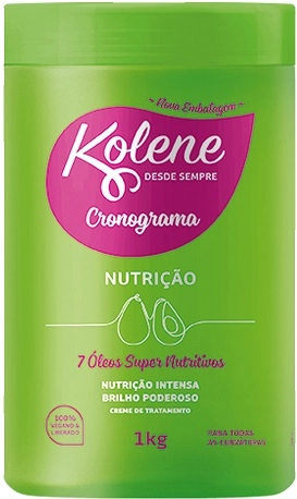 Creme De Tratamento Nutrição Kolene Cronograma Pote 1kg