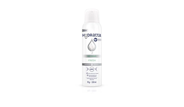 Antitranspirante Aerossol Fresh Hydratta Deo Cream 150ml Spray