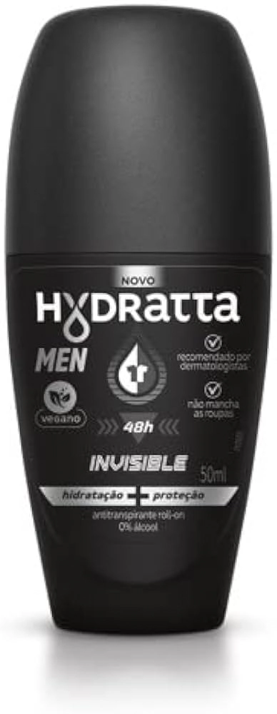 Antitranspirante Roll On Invisible Hydratta Men 50ml