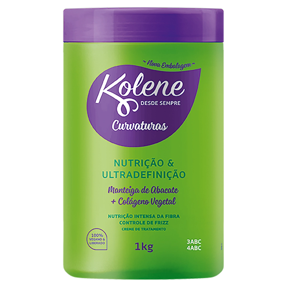 Creme De Tratamento Kolene Curvaturas Pote 1kg