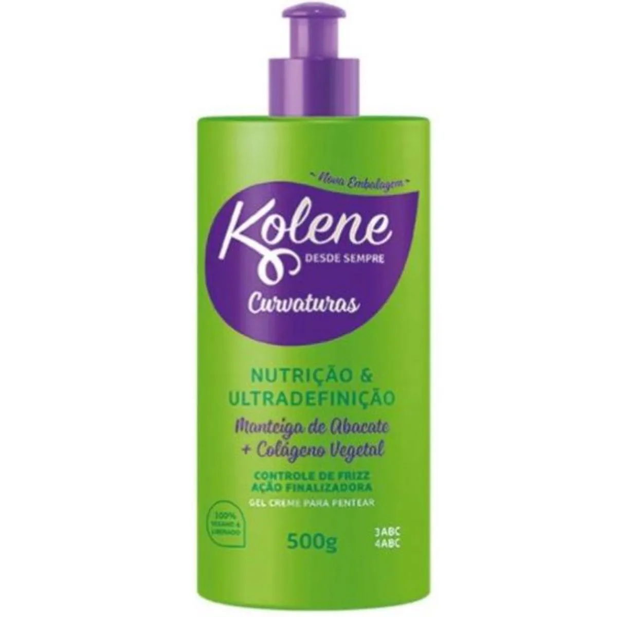 Creme Para Pentear Kolene Curvaturas Frasco 500g
