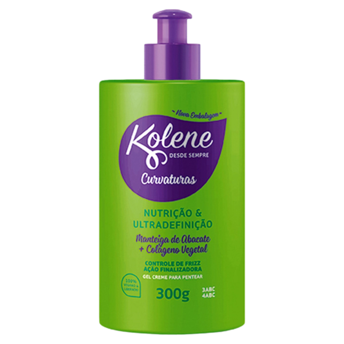 Creme Para Pentear Kolene Curvaturas Frasco 300g