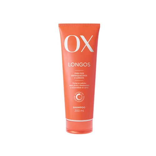 Shampoo Ox Cosméticos Longos Bisnaga 200ml