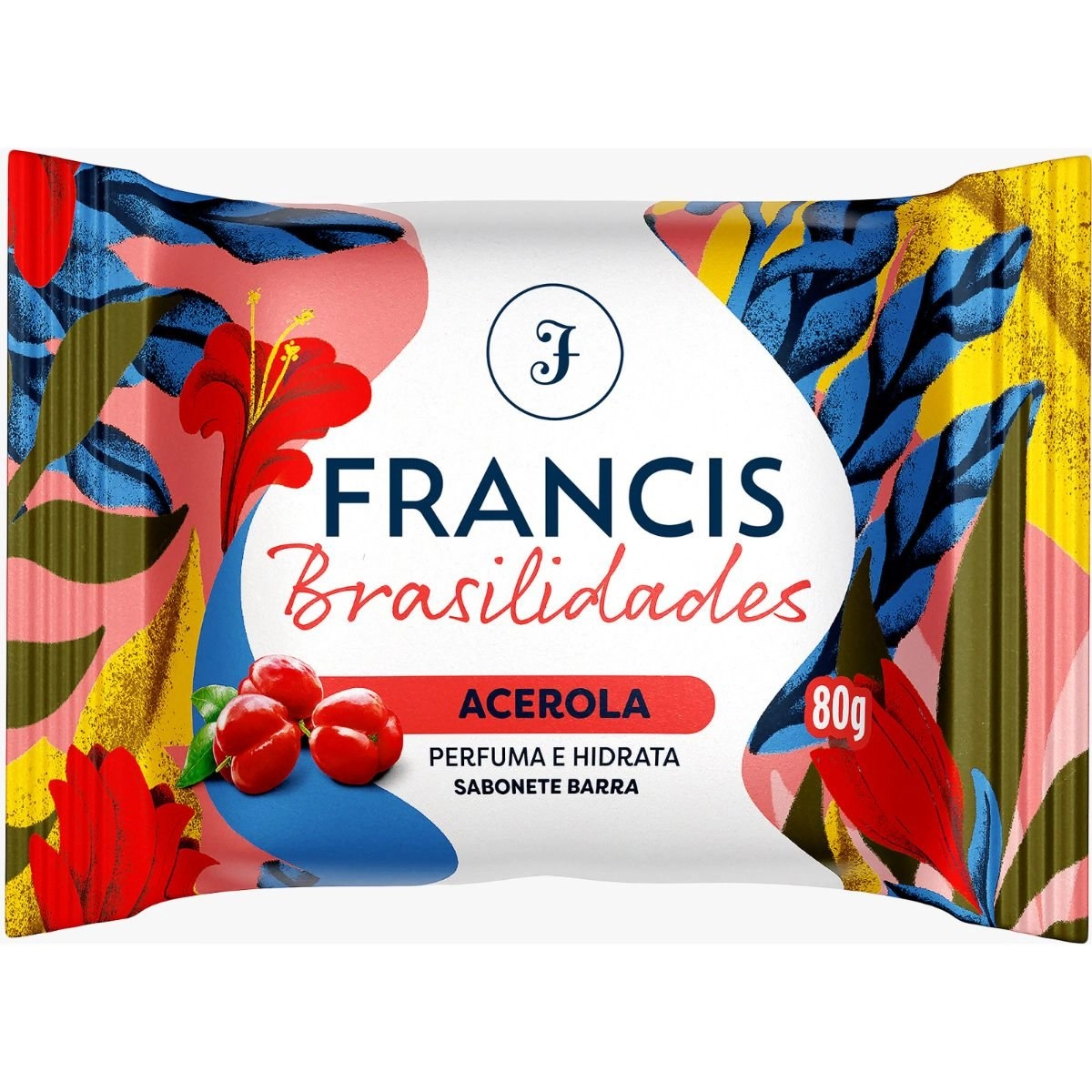 Sabonete Barra Acerola Francis Brasilidades Flow Pack 80g