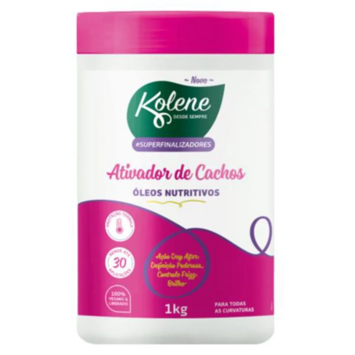Ativador De Cachos Kolene Superfinalizadores Pote 1kg