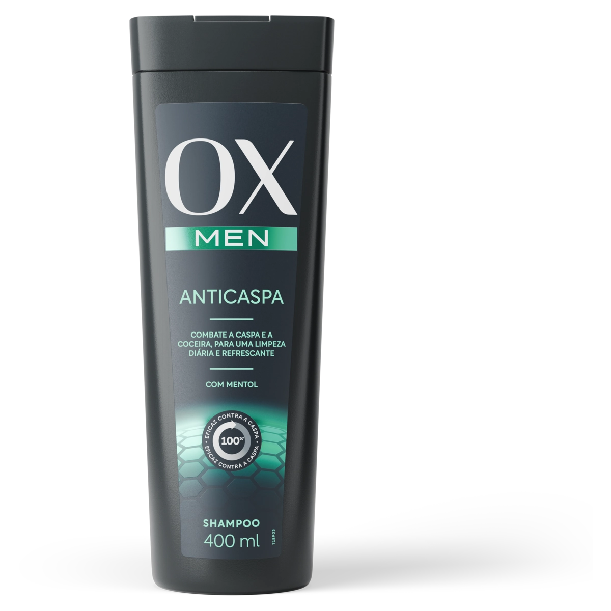 Shampoo Anticaspa Ox Cosméticos Men Frasco 400ml