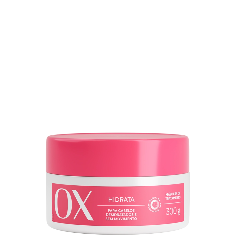 Máscara De Tratamento Ox Cosméticos Hidrata Pote 300g