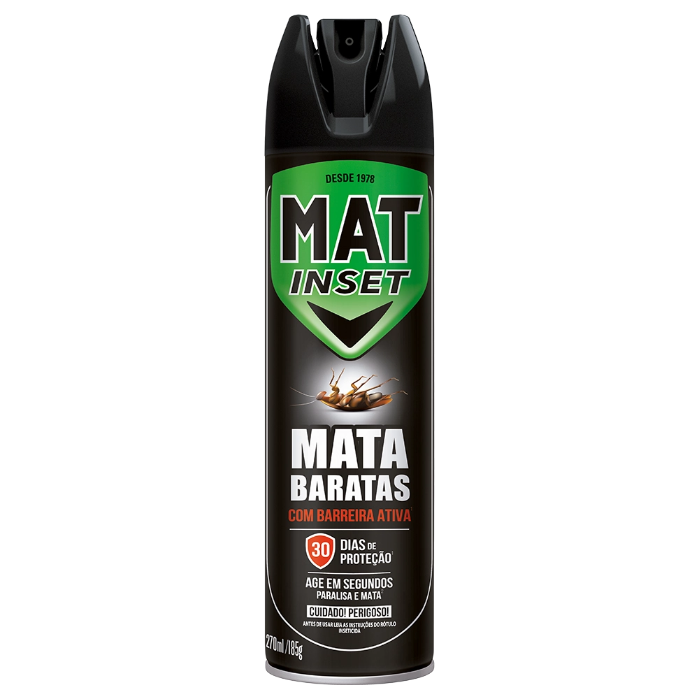 Inseticida Aero Mat Inset 270ml Mata Baratas