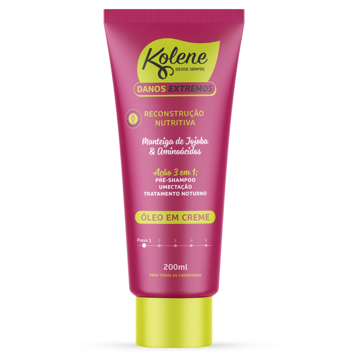 óleo Em Creme Kolene Danos Extremos Bisnaga 200ml