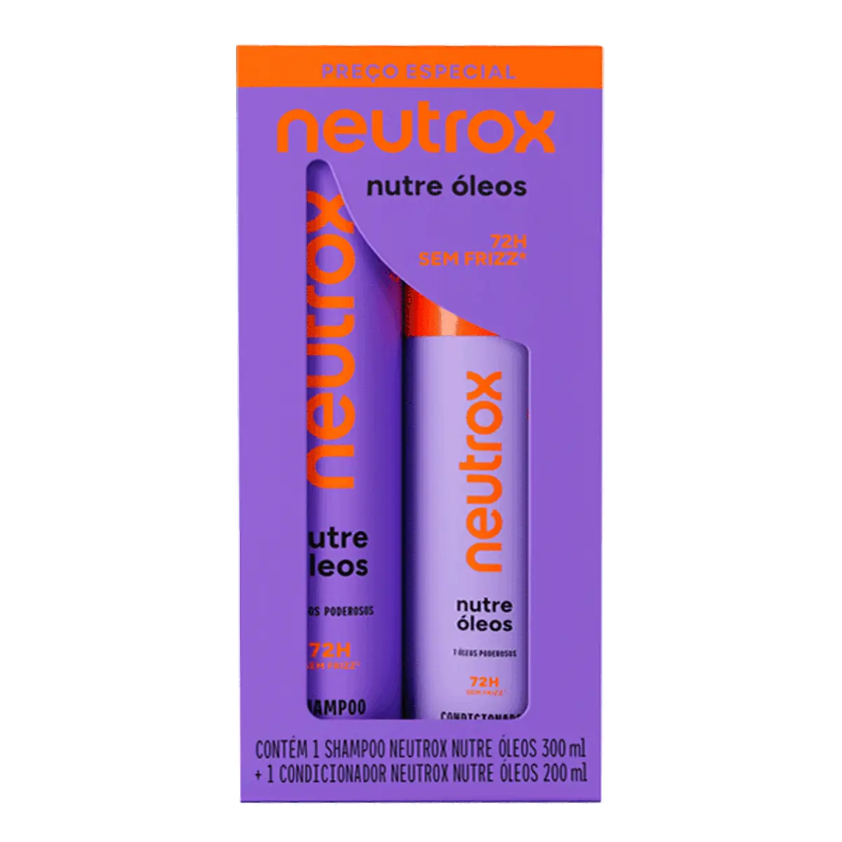 Kit Sh 300 Cond 200 Neutrox Nutre Oleos