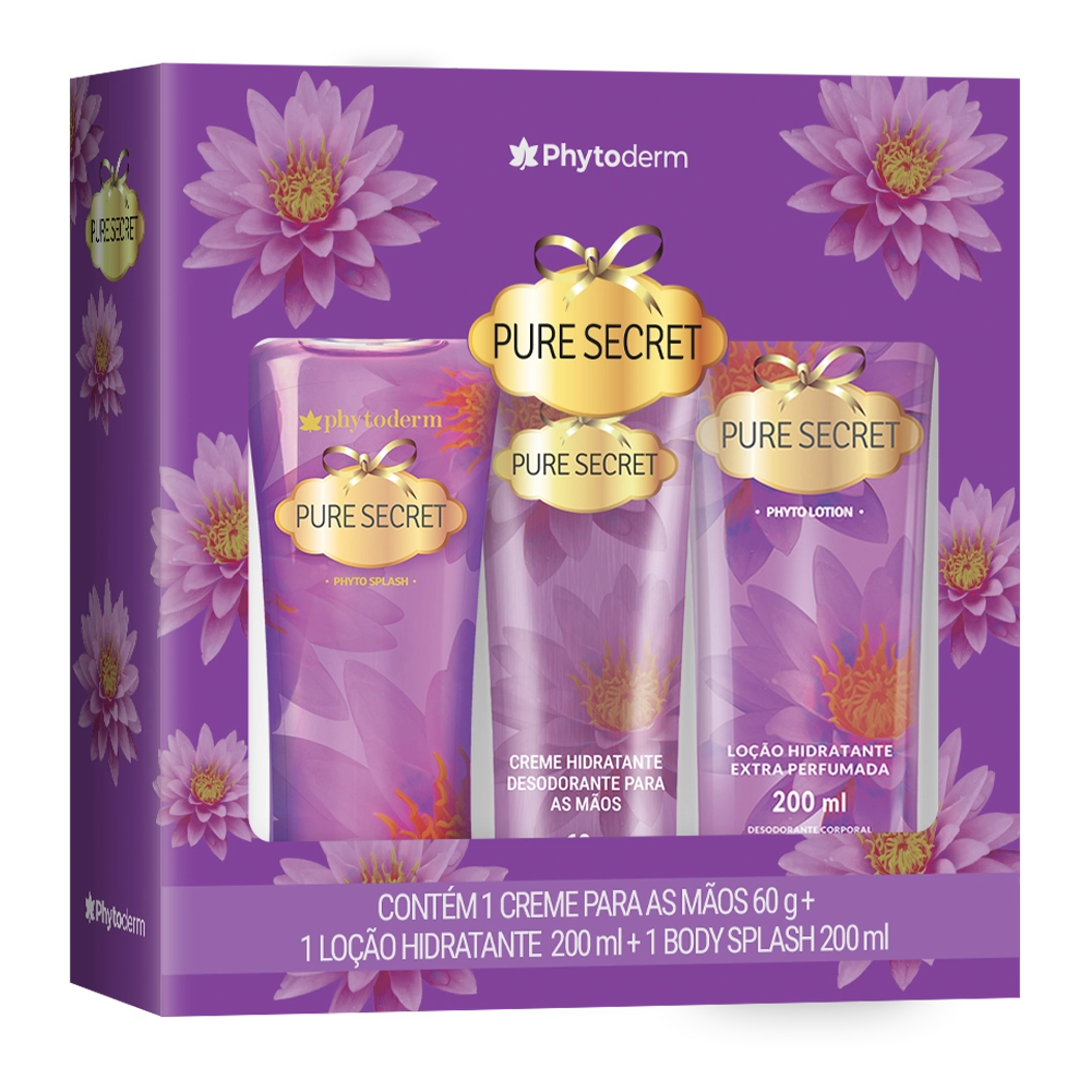Kit Phytoderm Loc 200 Cr60 Hid20g Pure Secret