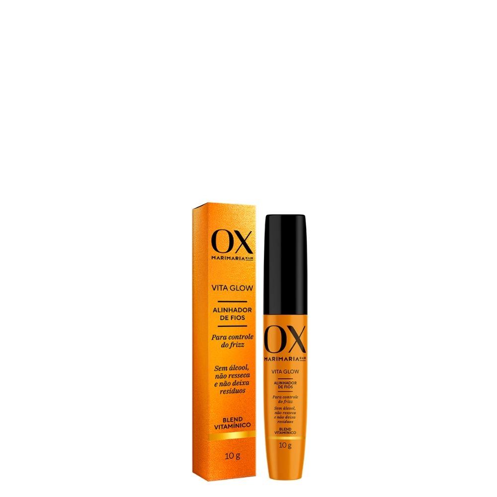 Alinhador Mari Maria Hair Ox Cosméticos Vita Glow Caixa 10g